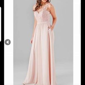 Kennedy Blue Size 8 Peach Dress